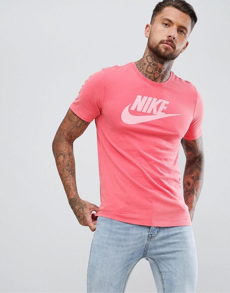 t shirt rose homme nike